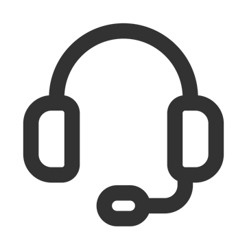 Headset icon - Representing responsive customer support for digital planners