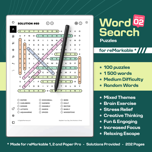 BUNDLE 🧠 5x the Fun, 5x the Focus – Grab the Ultimate Word Search Puzzle Collection!